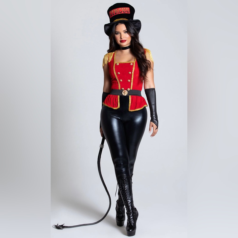 Red and Black Ringmaster Costume